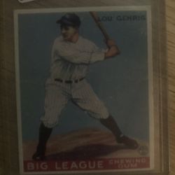 Lou Gehrig BLC Card