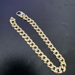 Curb Cuban bracelet 14k 8”