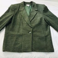 Vintage Green Jacket Blazer