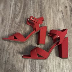Red Heels, Size 5 1/2