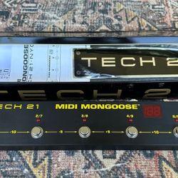 Tech 21 MIDI Mongood MIDI Footswitch Controller