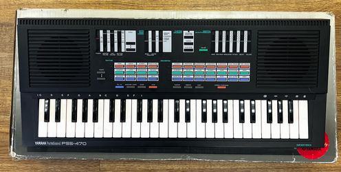 YAMAHA PORTASOUND PSS-470 KEYBOARD 49 KEYS VINTAGE 1980’s