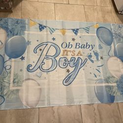 It’s A Boy Backdrop