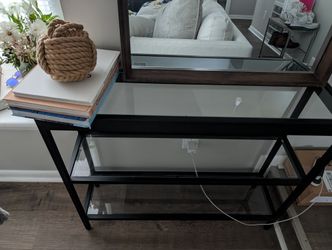 Modern Black Console Table