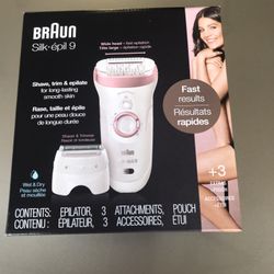 Girls Braun Silk 9 Shaver