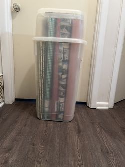 Christmas Wrap Container 