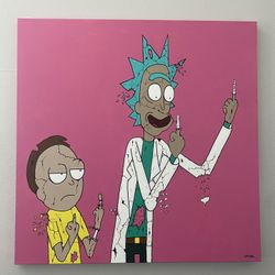 Rick and Morty Custom painting