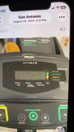 EFX 5.17i.    Elliptical cross trainer hardly used in mint condition