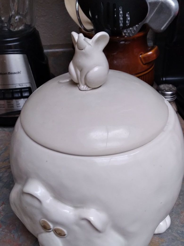 Fitz & Floyd Fat Cat cookie jar