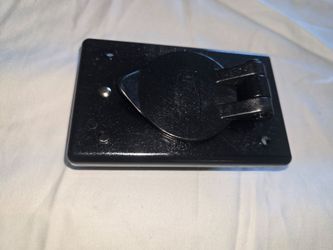 Marinco 12-24V DC Power Inlet with Cover – Black