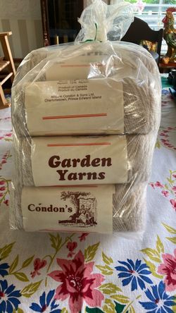 7 skeins of wool & nylon yarn