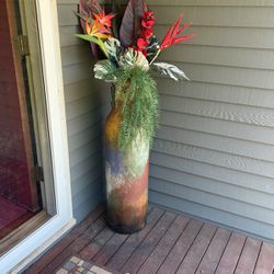 Tropical And Nautical Pot/Vase Decoration