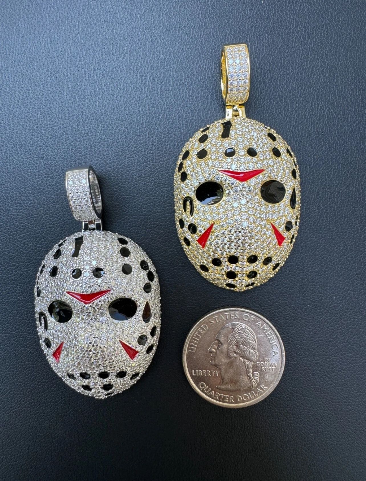 Moissanite Jason Mask Pendant Passes Diamond Tester