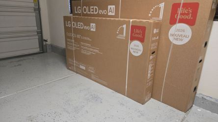 New 65 Inch LG Oled LG C6 Smart TV 4K UHD with 165 Hz refresh rate. Brand new in the box.
