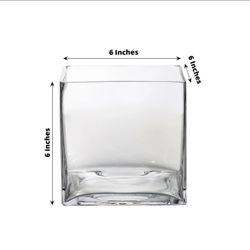 Clear Premium Heavy Duty Flower Glass Vases