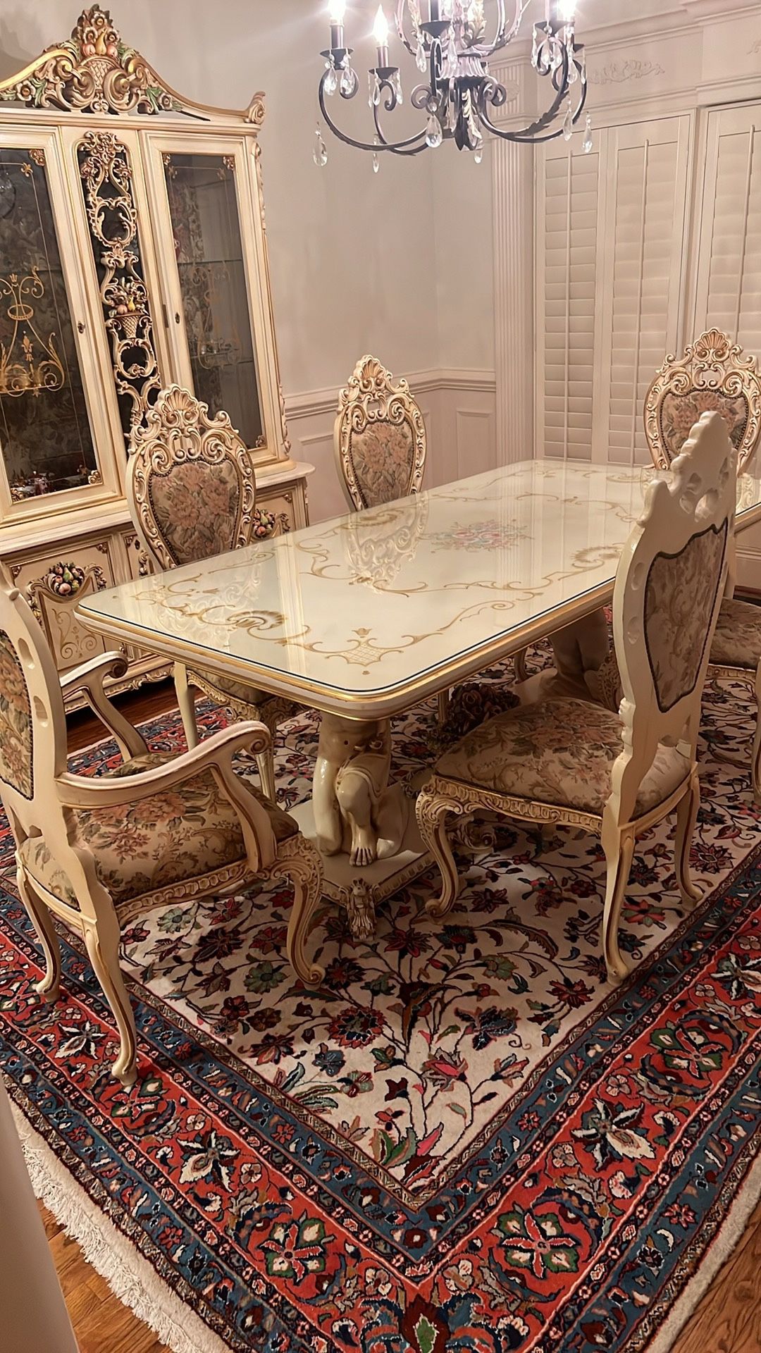 Antique Victorian Dining Room Set