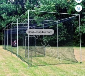 Batting cage 40x12x10 with pitching screen
