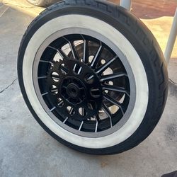 Shovelhead Rear Mag Wheel With Sprocket And Brake