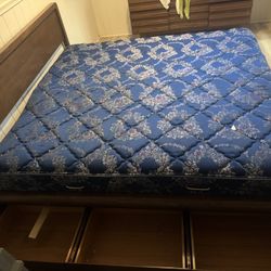 King Size Bed And Bed Frame 