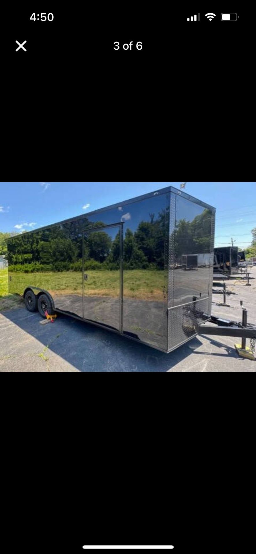 2025 Golden Cargo 8.5x20 black,blackout,wing 5200lb axles