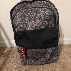 Jordan bookbag Red, Black , and Grey