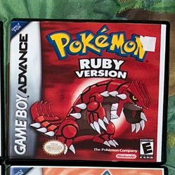 Pokémon Ruby Version Game Boy Advance (Please Read)