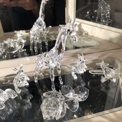 Hundreds Of Swarovski Crystal Cute Animal Figurines And Disney With Gold
