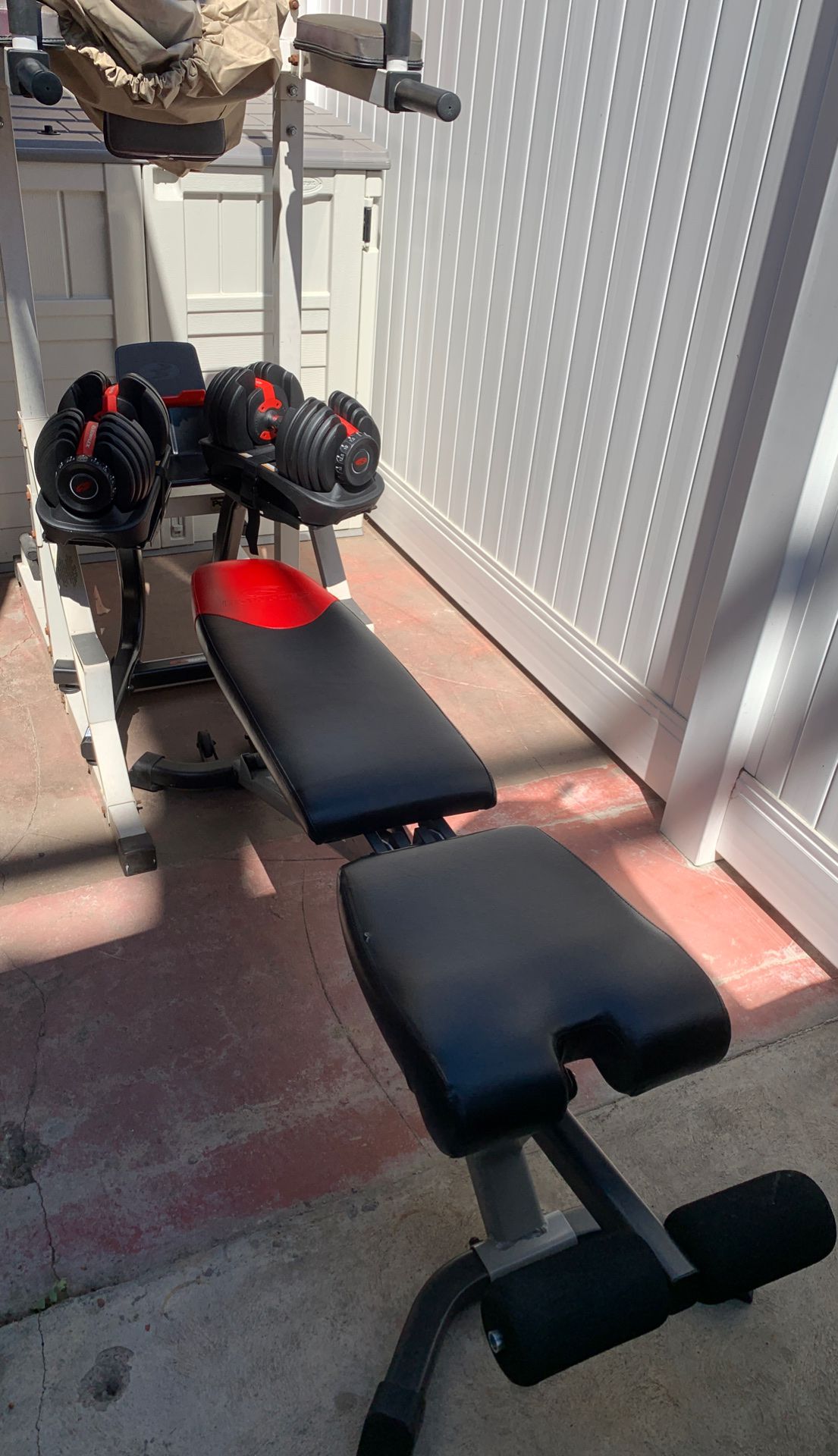 Bowflex 552 with stand and bench