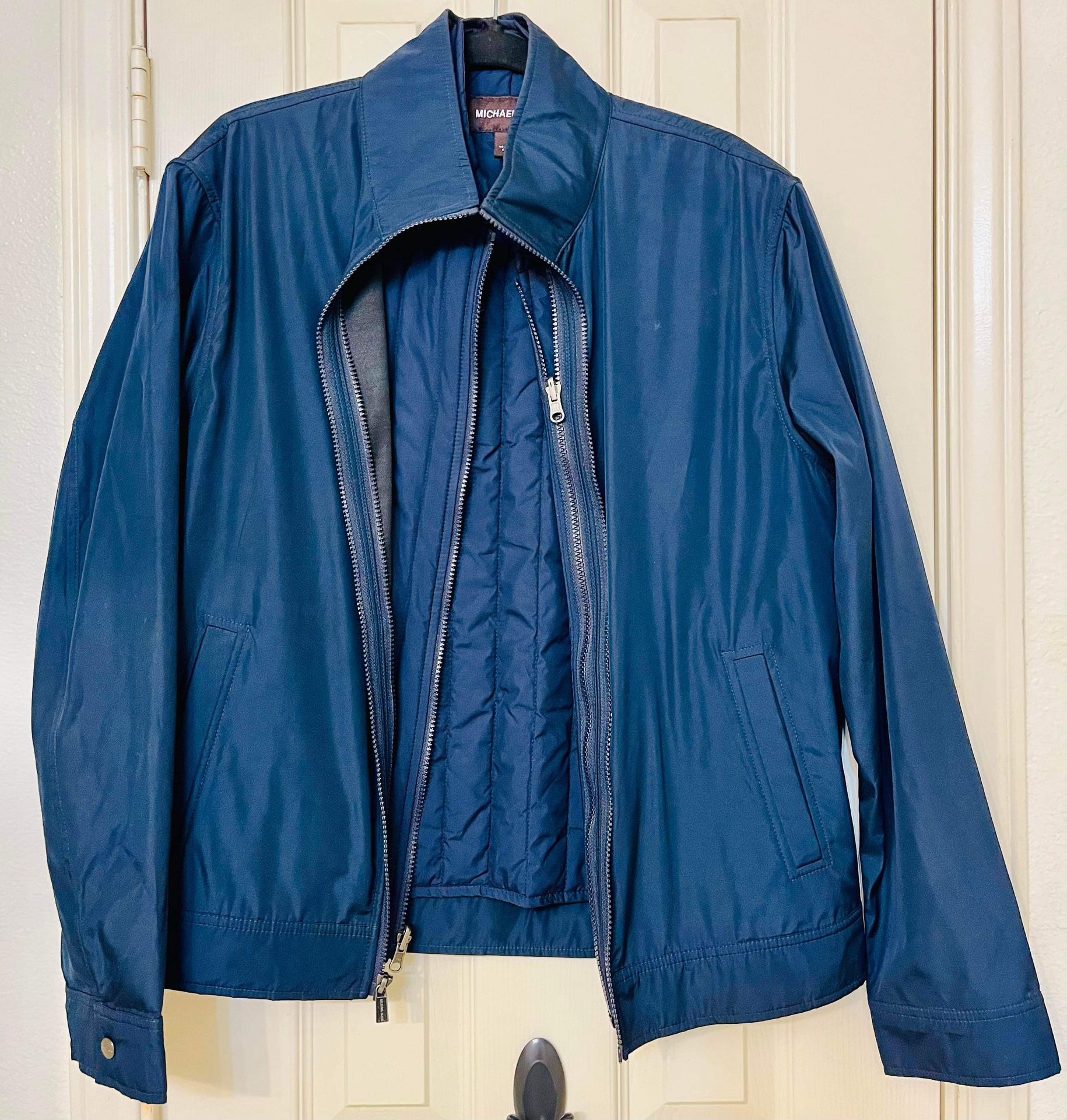 Michael Kors 3-in-1 Zip-up Track Jacket with Vest - Men’s Size M