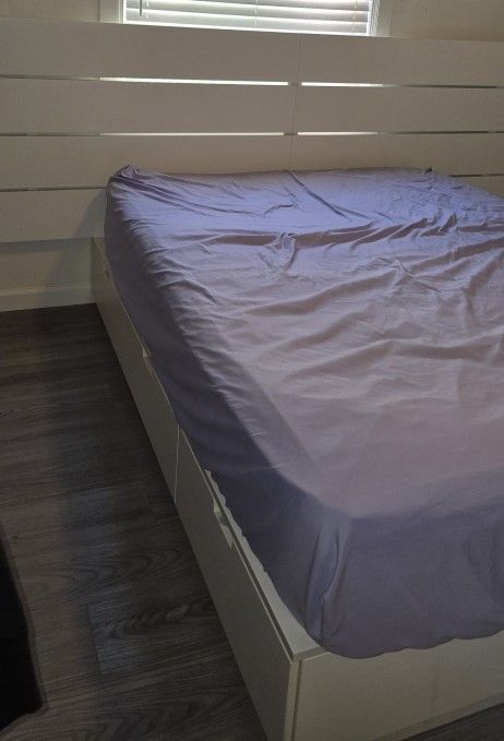 IKEA Queen Bed Frame And Headboard