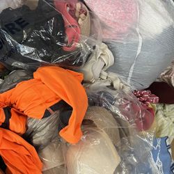 Large Box Of Assorted Clothing 