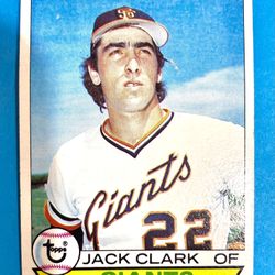 Jack Clark 1979 Topps SF Giants Card