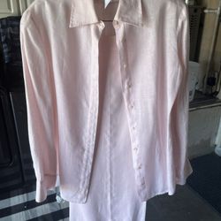 Pink linen 2 Piece Outfit