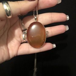 Sterling Silver Pendant And Chain