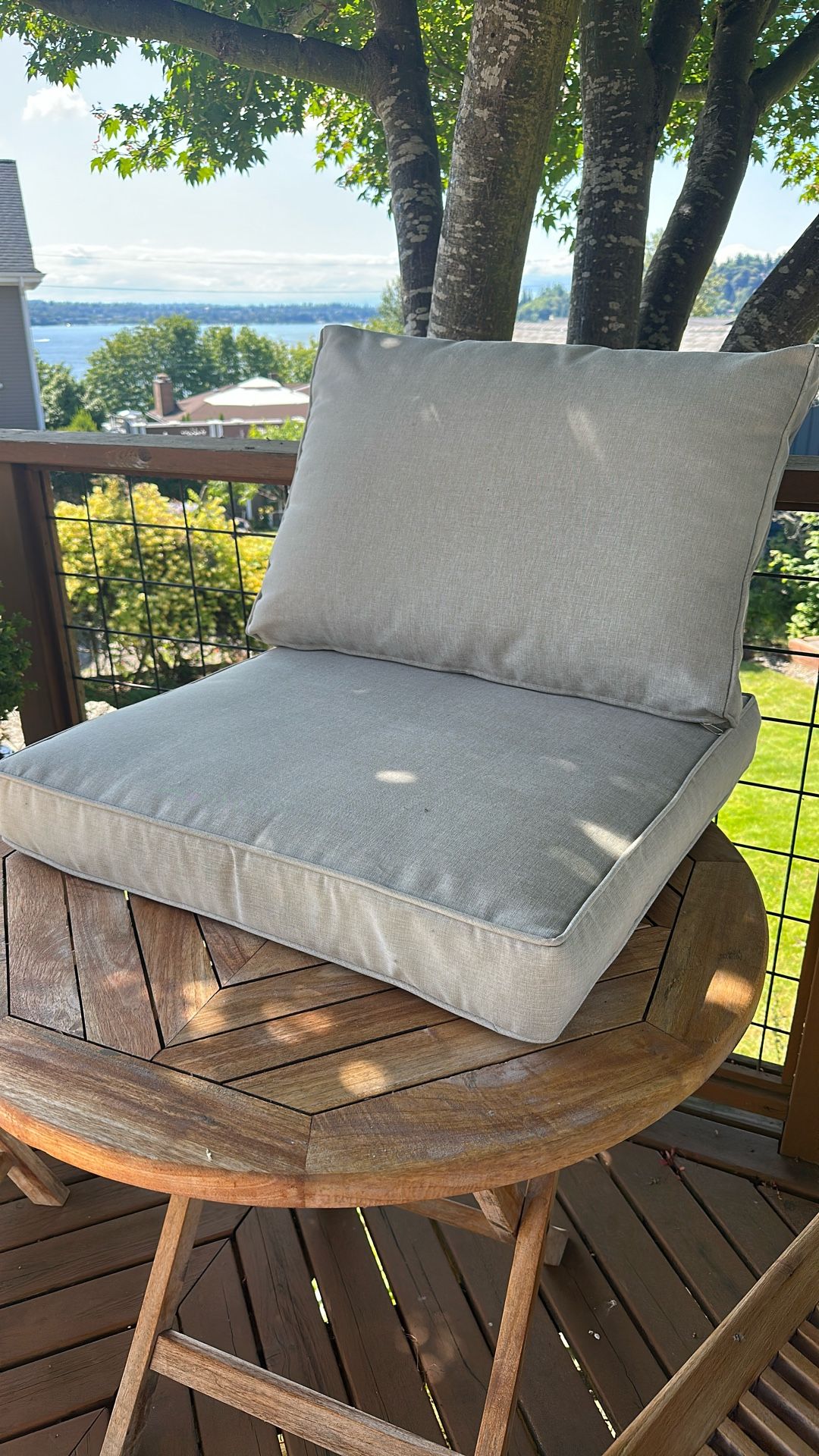 Outdoor Seating Cushions 2pc Chair