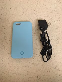 LED Light Up selfie phone case for iPhone 6 Plus.