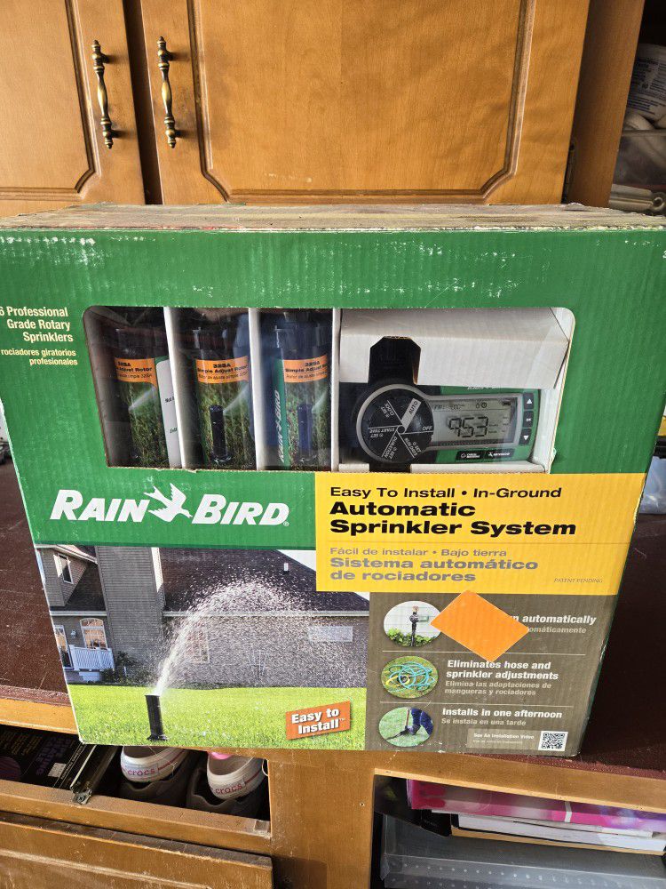 New Rainbird Automatic Sprinkler System