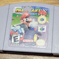 Mario Kart Nintendo 64 Cartridge Video Game