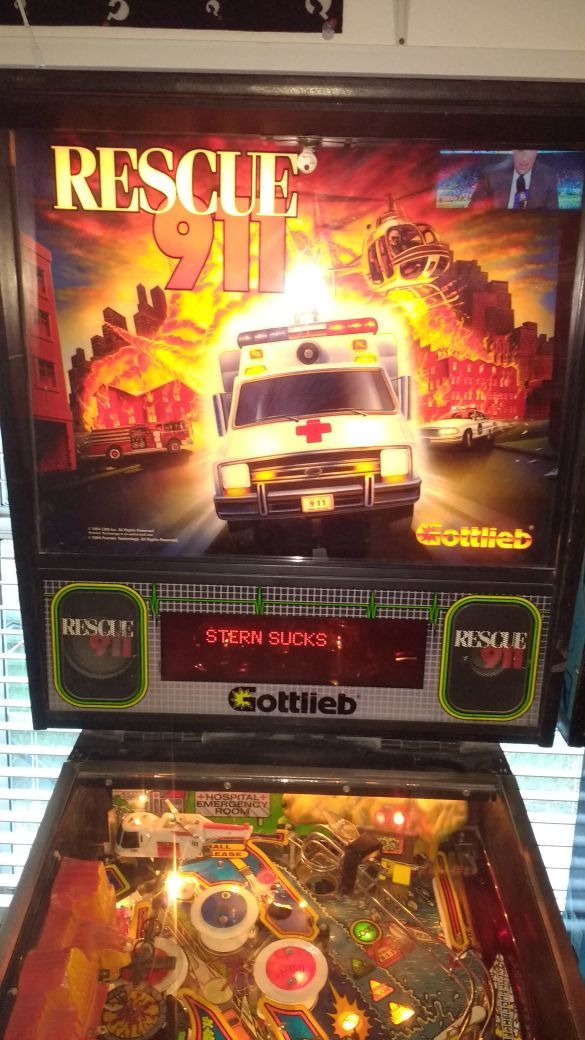 Rescue 911 Pinball Machine by Gottlieb