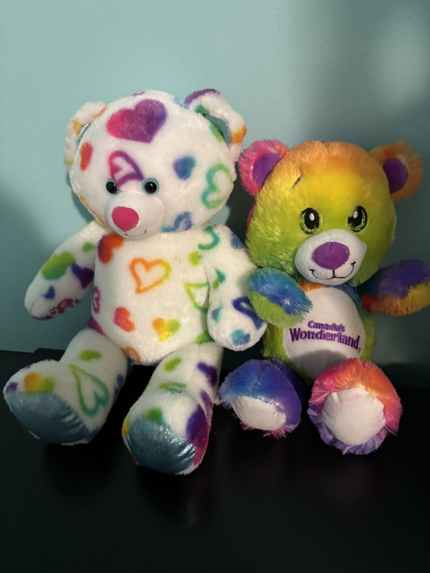 Build A Bear Rainbow N Canada Plush