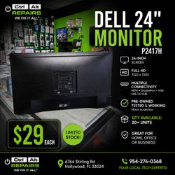 🖥️ DELL 24" LED Monitor – Only $29! 🔥