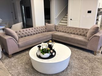 Sectional Sofa and 4 Swivel Chairs