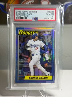 2025 Topps Chrome Shohei Ohtani PSA 10 #90CB7