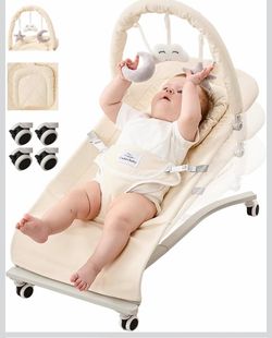 Baby bouncer on wheels