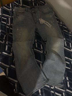 Purple jeans