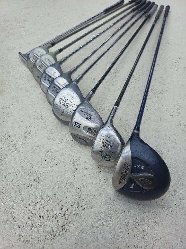 Golf Clubs Golf Club Set TaylorMade Driver LiquidMetal 1 3 5 Fairway Wood King Snake Graphite Shaft Lynx CR-1 Putter Driver