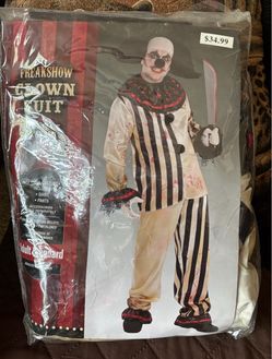 Freak Show Clown Suit Costume