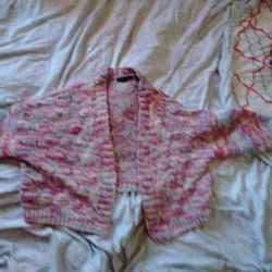 Cute Muti-color Cardigan M