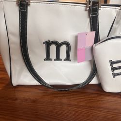 Strada Handbag - Black & White