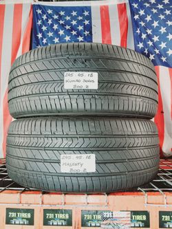 ⭐️ USED TIRES 245/45ZR18 KUMHO SOLUS MAJESTY ALL SEASON PERFORMANCE CITY HIGHWAY 245 45 18